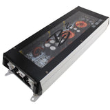 B2 Audio RIOT 4-Channel 1.8K 1800W 2-Ohm Class D Full Range Amplifier w/ RGB LED Illumination