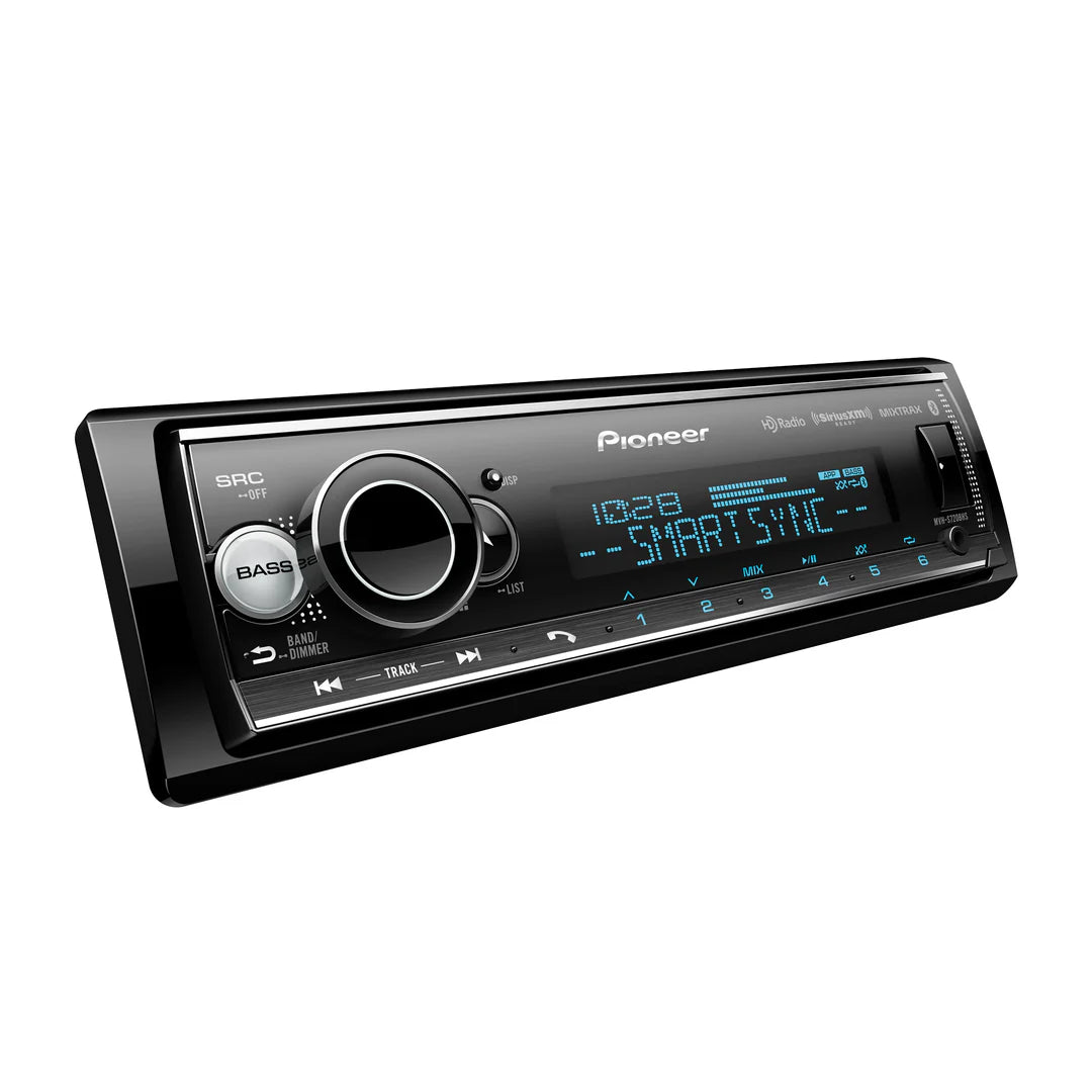 Pioneer MVH-S720BHS Audio Media Receiver with Enhanced Audio Functions, Pioneer Smart Sync App Compatibility, MIXTRAX®, Built-in Bluetooth®, HD Radio™ and SiriusXM-Ready™