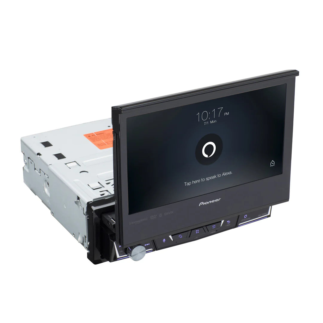 Pioneer AVH-3500NEX 7.0"– CD/DVD player, Motorized screen, Apple CarPlay®, Android Auto™, Pioneer Vozsis with Alexa app., Built-in Bluetooth® and back-up camera input