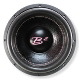 B2 Audio RIOT Series V3 12" 1000 Watt RMS Dual 2-Ohm 3" Voice Coil Subwoofer