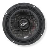 B2 Audio 6.5"  Carbon Fiber Marine, Motorcycle, Powersports, 4-Ohm Shallow Mount Speakers, Sold in pairs RAGE6CFM