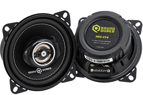 SoundQubed SoundQubed HDS Series 4" Coaxial 2-way Speakers (pair) - Car Audio