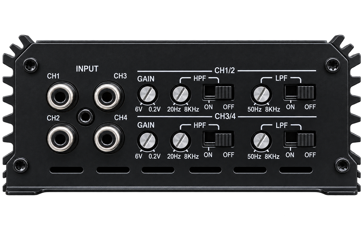 Ruthless Audio Ruthless Audio 800.4 Micro 4 Channel Amplifier - Car Audio