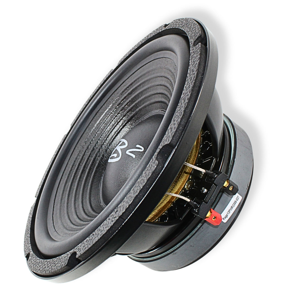 B2 Audio RAGE12PWR Pair of 12" 6-Ohm 500W RMS Water-Resistant Midbass Speakers