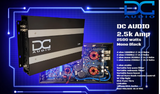 DC Audio 2.5k 2500 watt Mono Block Amplifier