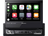 Pioneer AVH-3500NEX 7.0"– CD/DVD player, Motorized screen, Apple CarPlay®, Android Auto™, Pioneer Vozsis with Alexa app., Built-in Bluetooth® and back-up camera input
