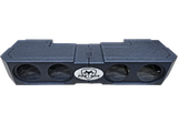 Fox Acoustics FoxBox® 2007+ GM Crew Cab Quad 8" Subwoofer Enclosure