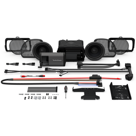 Rockford Fosgate Rockford Fosgate Stage-2 Complete Kit for 2014-2023 Harley-Davidson® Street Glide® & Road Glide® (Gen-3) HD14-PMX-STG2 - Car Audio