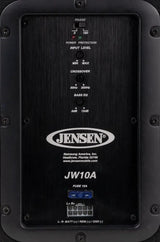 Jensen 10″ Subwoofer with Vented Enclosure and Built-In Amp – JW10A