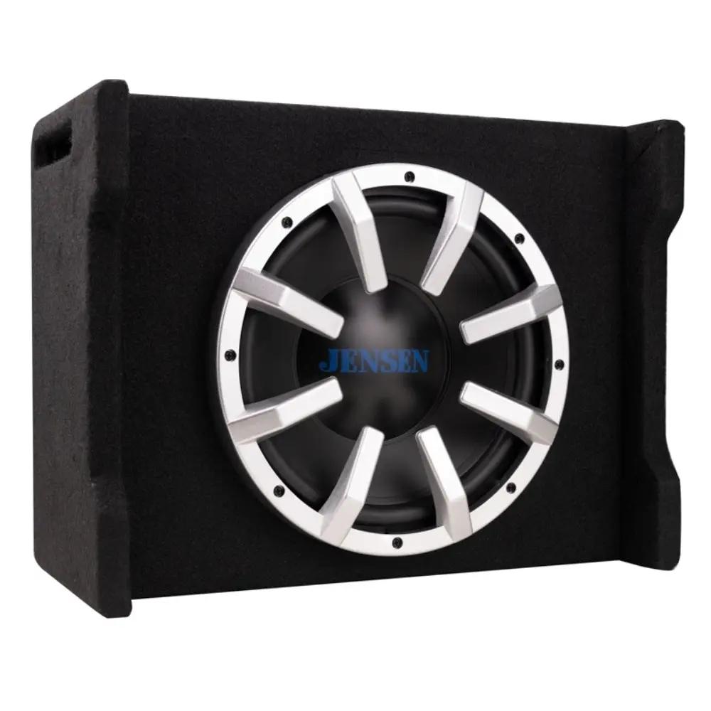 Jensen 10″ Subwoofer with Vented Enclosure and Built-In Amp – JW10A