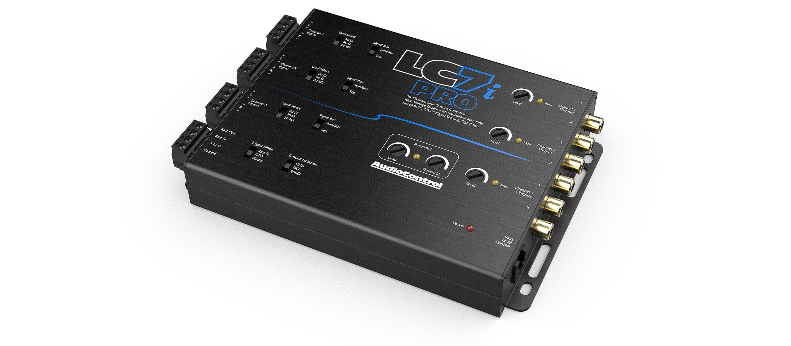 AudioControl LC7i-PRO 6-Channel Line Output Converter w/ AccuBass AudioControl LC7i-PRO 6-Channel Line Output Converter w/ AccuBass