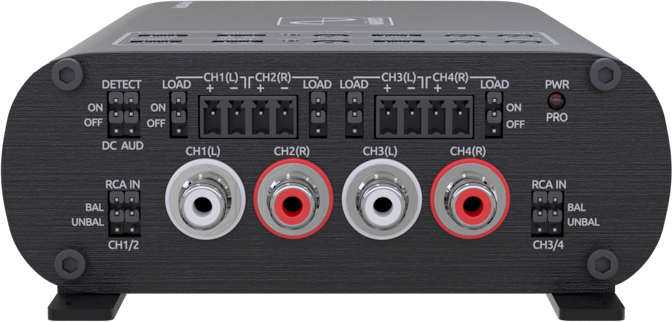 Wāvtech link300.4mini 300 Watt 4-Channel Amplifier