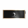 Rectangular black and gold electronic device with a metallic finish, featuring a crescent-shaped logo and the word DIAMOND in the center, this 8-channel amplifier delivers exceptional sound quality and power.