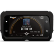 A Rockford Fosgate Infotainment Source Unit for Select 2014-2023 Harley-Davidson Models (PMX-HD14) displays a song titled “GETTIN BY” by Evan The Dude playing via Bluetooth, featuring album art, playback controls, and a time progress bar at 1:32. Enjoy seamless plug-and-play installation and effortless connectivity—just like setting up Apple CarPlay or upgrading your motorcycle’s audio system with Rockford Fosgate.