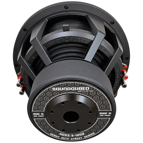 SoundQubed Soundqubed HDS3.3 Series 12" Subwoofer 1,500 Watts RMS D2/D4 - Car Audio