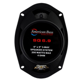 American Bass SQ 6.9 Full Range Speakers (Pair)