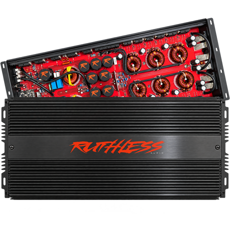 Ruthless Audio Ruthless Audio 7500.1 Black 7,500 Watt Monoblock Amplifier - Car Audio